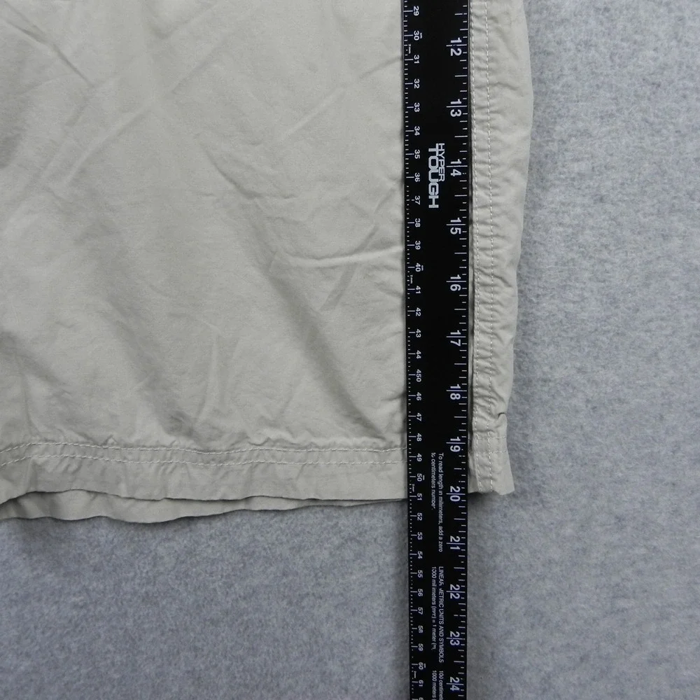 Columbia Shorts Mens 34 Chino Golf Casual Hiking‎ Lightweight Flat Front Beige